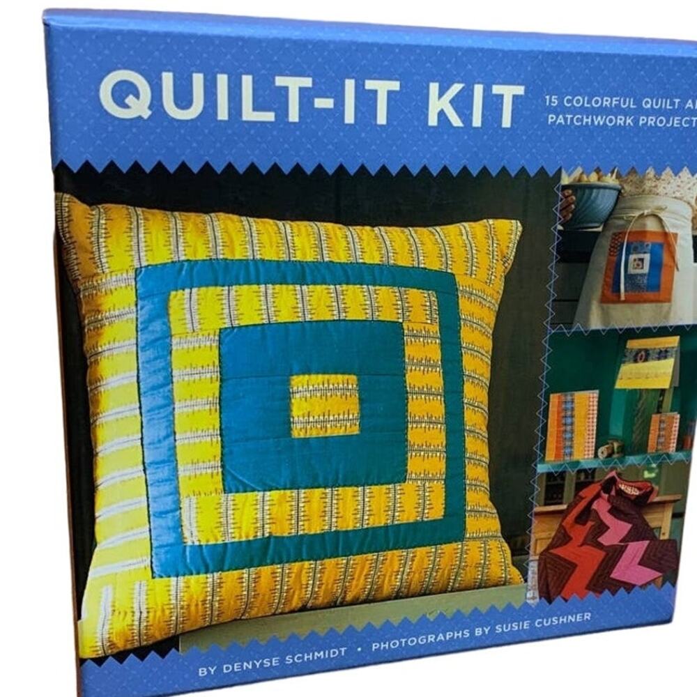 Quilt-It Kit: 15 Colorful Quilt and Patchwork Projects by Denyse Schmidt